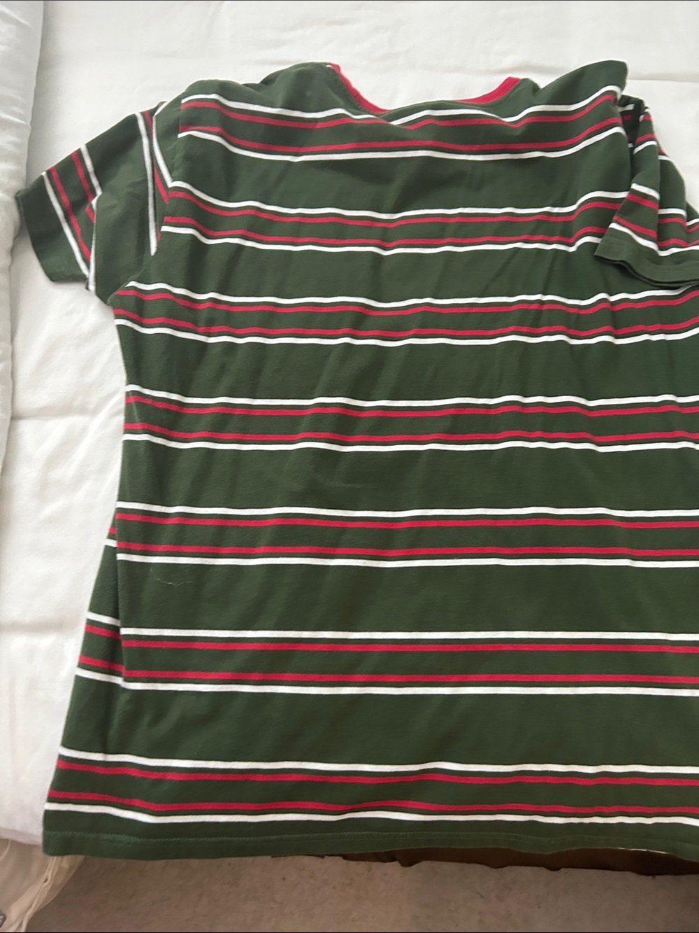 Box Lunch Green Striped Graphic Tee with Yoshi - Picture 4 of 4